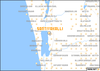 map of Santiyakalli