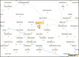 map of Santi