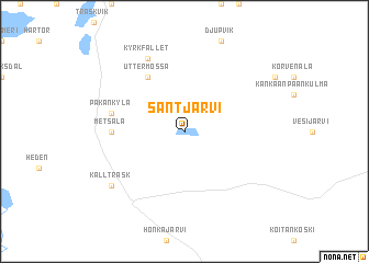 map of Santjärvi