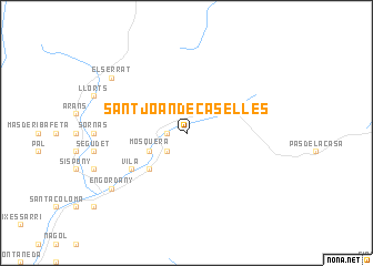 map of Sant Joan de Caselles