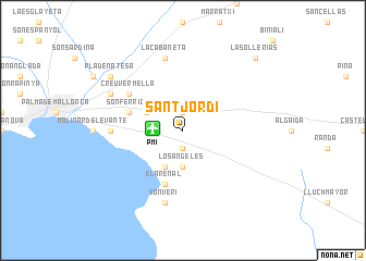 map of Sant Jordi