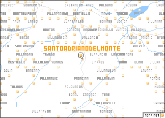map of Santo Adriano del Monte