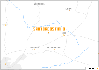 map of Santo Agostinho