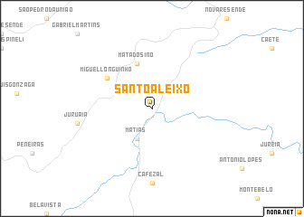 map of Santo Aleixo