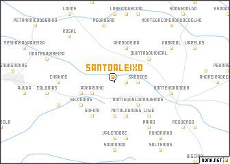 map of Santo Aleixo