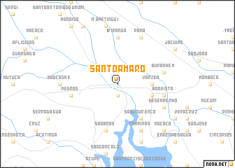 map of Santo Amaro