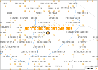 map of Santo André das Tojeiras