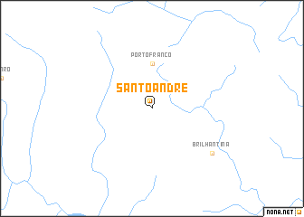 map of Santo André