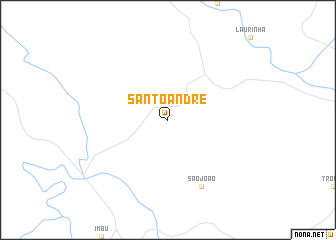 map of Santo André