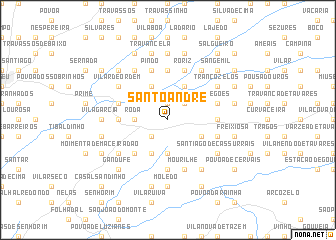 map of Santo André