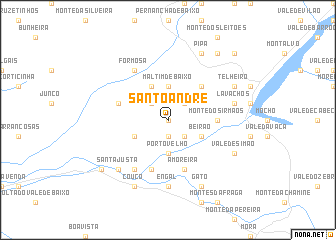 map of Santo André