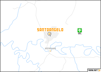 map of Santo Ângelo