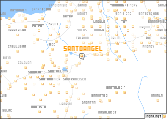 map of Santo Angel