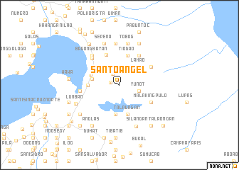 map of Santo Angel