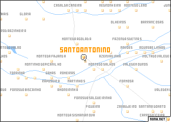 map of Santo Antonino