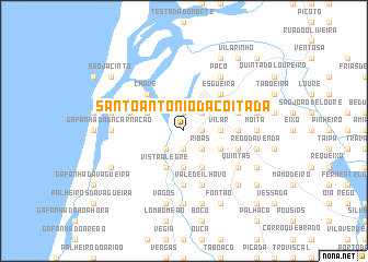 map of Santo António da Coitada