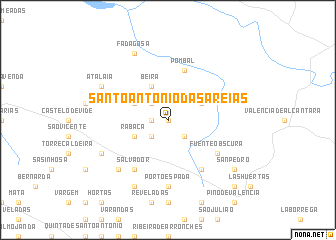 map of Santo António das Areias