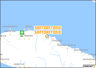 map of Santo Antonio