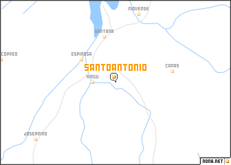 map of Santo Antônio