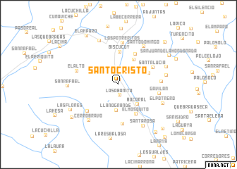 map of Santo Cristo