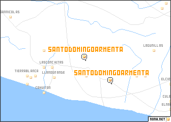 map of Santo Domingo Armenta