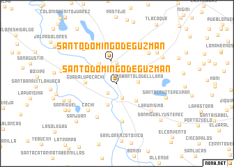 map of Santo Domingo de Guzmán