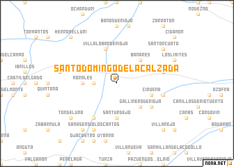 map of Santo Domingo de la Calzada