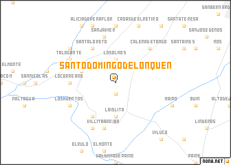 map of Santo Domingo de Lonquén