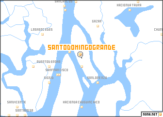 map of Santo Domingo Grande