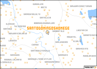 map of Santo Domingo Shomegé
