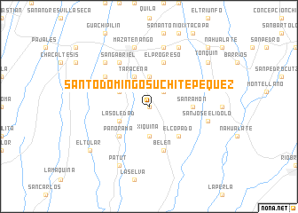 map of Santo Domingo Suchitepéquez