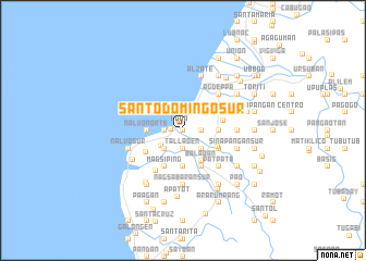 map of Santo Domingo Sur