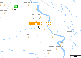 map of Santo Domingo