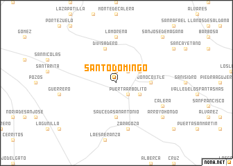 map of Santo Domingo