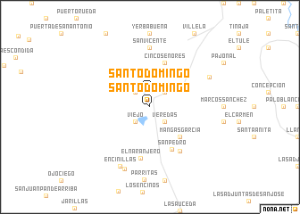 map of Santo Domingo
