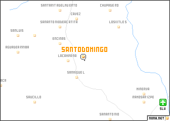 map of Santo Domingo