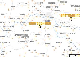 map of Santo Domingo