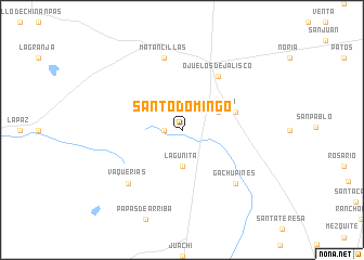 map of Santo Domingo
