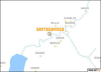 map of Santo Domingo
