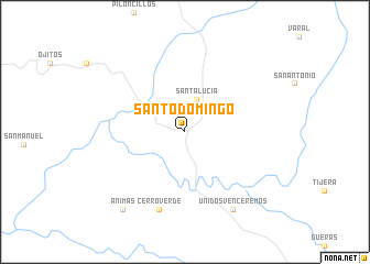 map of Santo Domingo