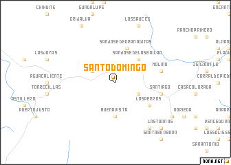 map of Santo Domingo