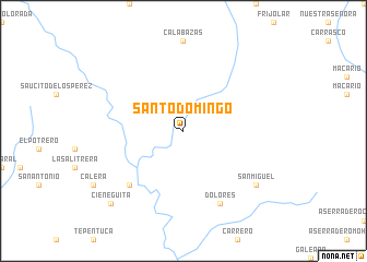 map of Santo Domingo