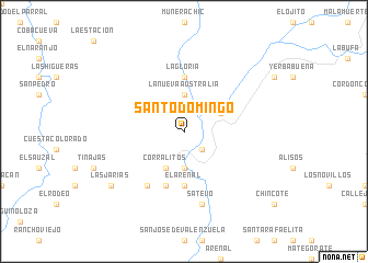 map of Santo Domingo