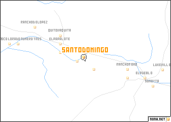 map of Santo Domingo