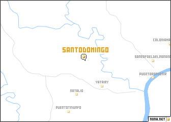 map of Santo Domingo