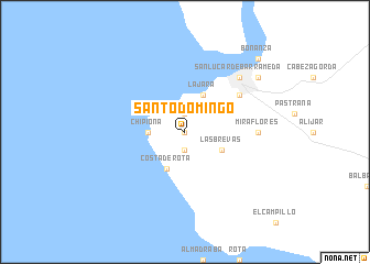 map of Santo Domingo