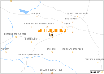 map of Santo Domingo