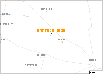 map of Santo Domingo