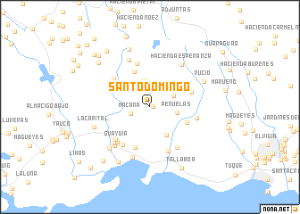 map of Santo Domingo