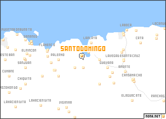 map of Santo Domingo